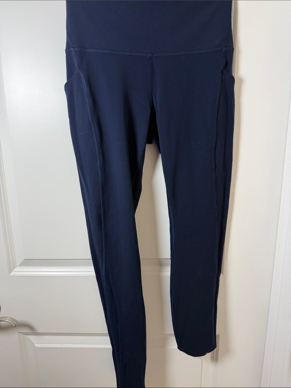 lululemon athletica Navy High-Rise Leggings with Side Pockets